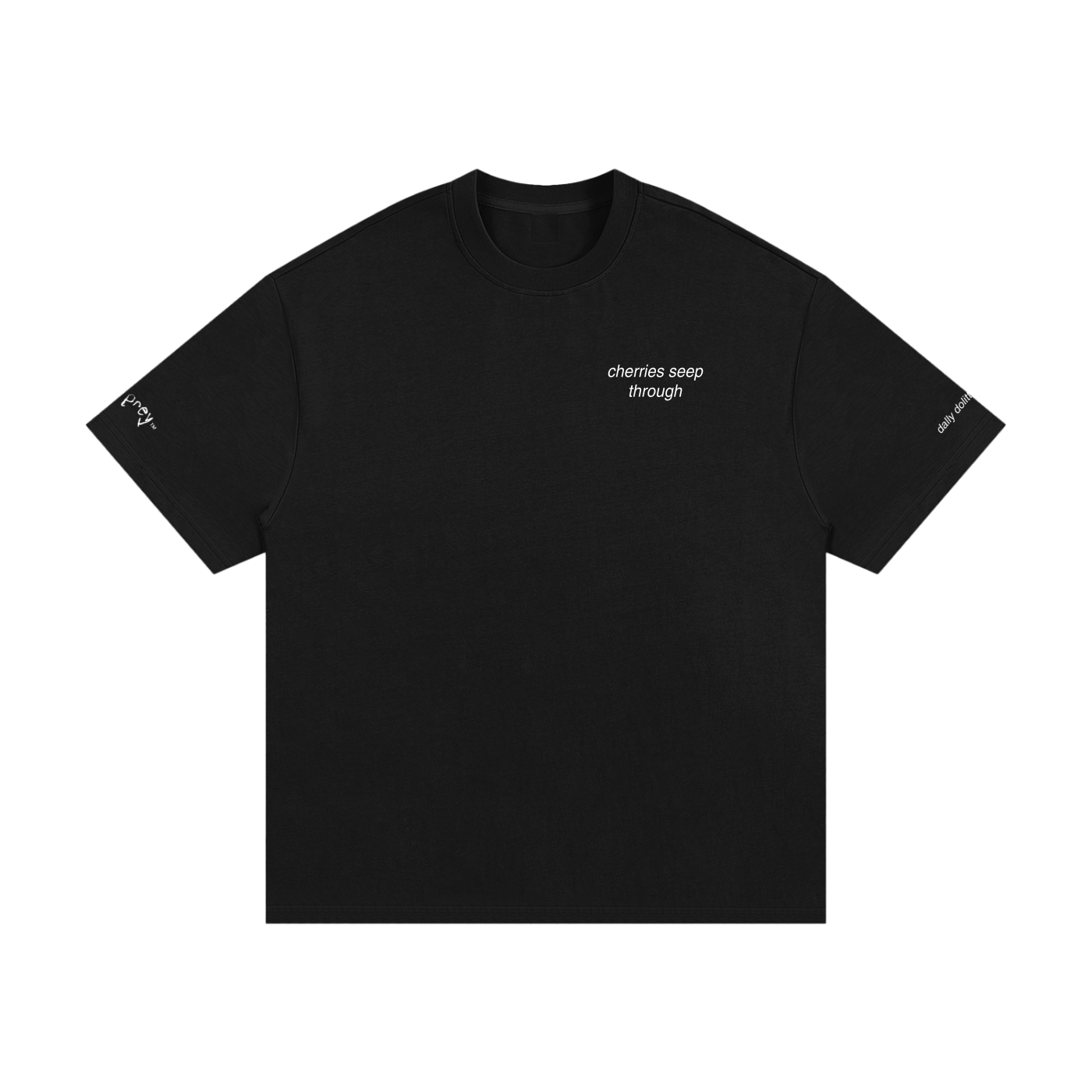 "cherries seep through" (black)